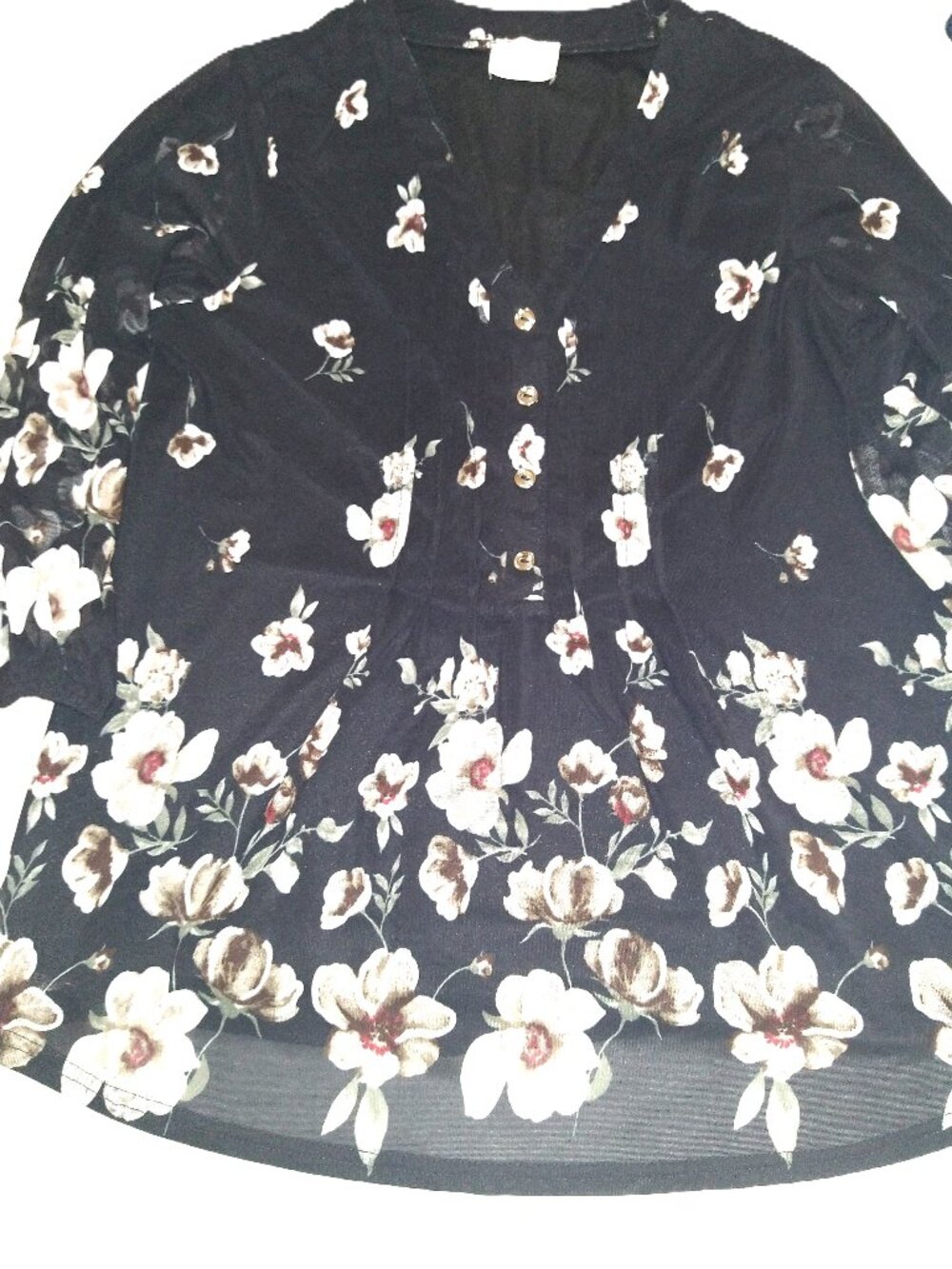 Top Blouse Women Floral Top Sirenlily Petites